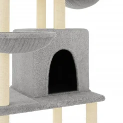 Maison Exclusive Arbres À Chat Et Jouets | - Arbre à chat avec griffoirs en sisal gris foncé 82,5 cm