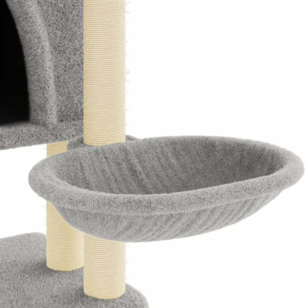 Maison Exclusive Arbres À Chat Et Jouets | - Arbre à chat avec griffoirs en sisal gris foncé 82,5 cm