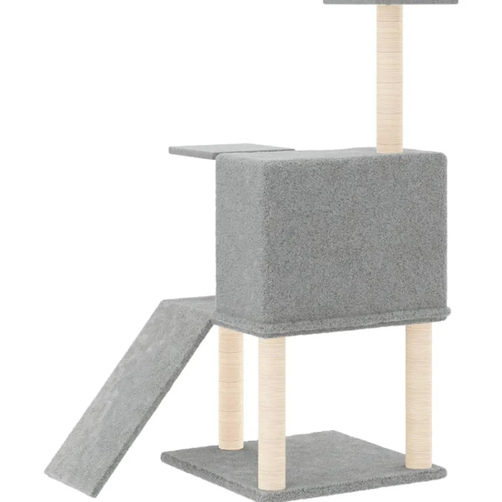 Maison Exclusive Arbres À Chat Et Jouets | - Arbre à chat avec griffoirs en sisal crème 153 cm