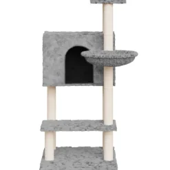 Maison Exclusive Arbres À Chat Et Jouets | - Arbre à chat avec griffoirs en sisal gris foncé 86 cm