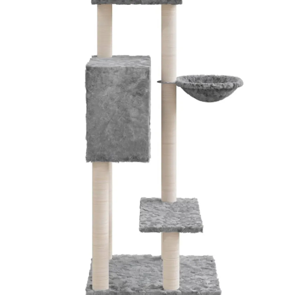 Maison Exclusive Arbres À Chat Et Jouets | - Arbre à chat avec griffoirs en sisal gris foncé 86 cm