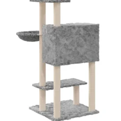 Maison Exclusive Arbres À Chat Et Jouets | - Arbre à chat avec griffoirs en sisal gris foncé 86 cm
