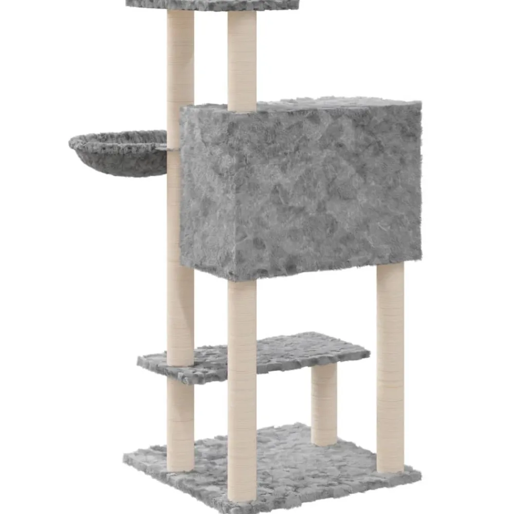 Maison Exclusive Arbres À Chat Et Jouets | - Arbre à chat avec griffoirs en sisal gris foncé 86 cm