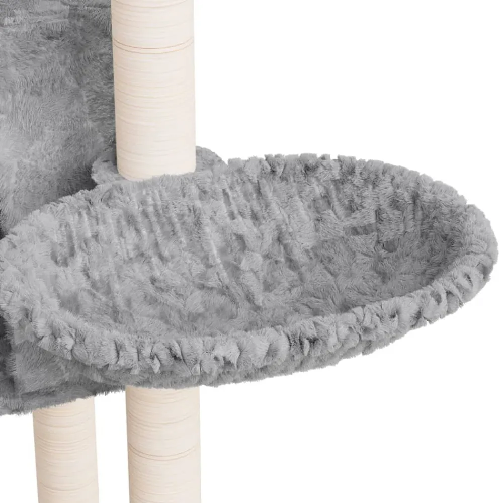 Maison Exclusive Arbres À Chat Et Jouets | - Arbre à chat avec griffoirs en sisal gris foncé 86 cm