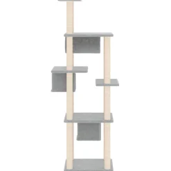 Maison Exclusive Arbres À Chat Et Jouets | - Arbre à chat avec griffoirs en sisal crème 95 cm