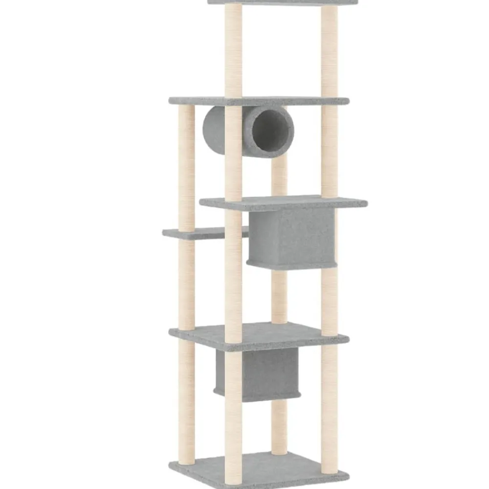 Maison Exclusive Arbres À Chat Et Jouets | - Arbre à chat avec griffoirs en sisal crème 95 cm