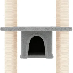 Maison Exclusive Arbres À Chat Et Jouets | - Arbre à chat avec griffoirs en sisal crème 95 cm