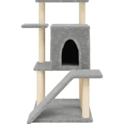 Maison Exclusive Arbres À Chat Et Jouets | - Arbre à chat avec griffoirs en sisal gris foncé 122 cm
