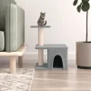 Maison Exclusive Arbres À Chat Et Jouets | - Arbre à chat avec griffoirs gris clair 82 cm
