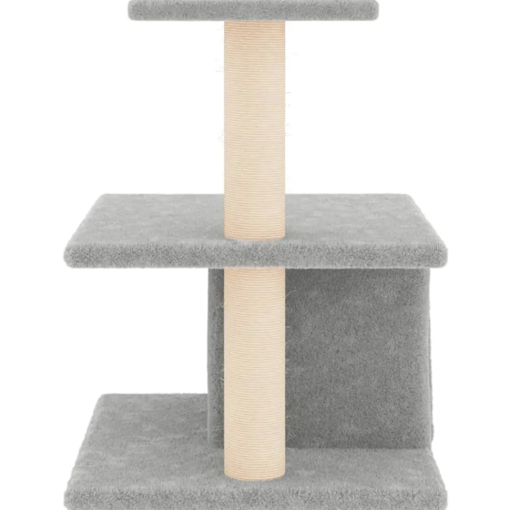 Maison Exclusive Arbres À Chat Et Jouets | - Arbre à chat avec griffoirs gris clair 82 cm