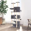 Maison Exclusive - Arbre à chat avec griffoirs en sisal gris foncé 180 cm Sale