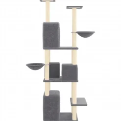 Maison Exclusive - Arbre à chat avec griffoirs en sisal gris foncé 180 cm Sale