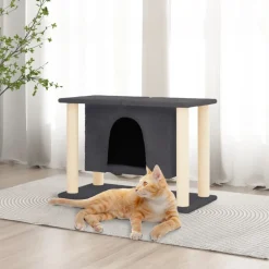 Maison Exclusive - Arbre à chat avec griffoirs en sisal gris foncé 50 cm Online