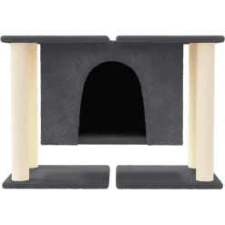 Maison Exclusive Arbres À Chat Et Jouets | - Arbre à chat avec griffoirs en sisal gris clair 83 cm