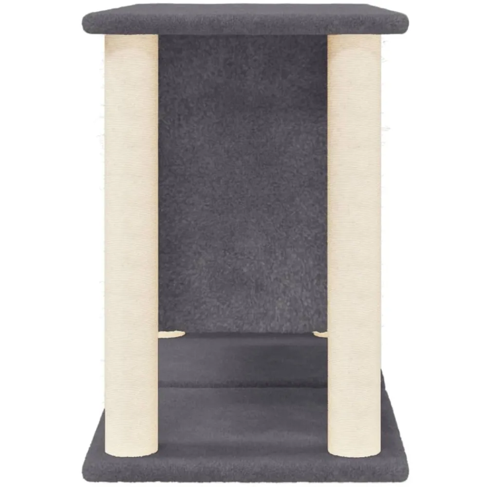 Maison Exclusive Arbres À Chat Et Jouets | - Arbre à chat avec griffoirs en sisal gris clair 83 cm