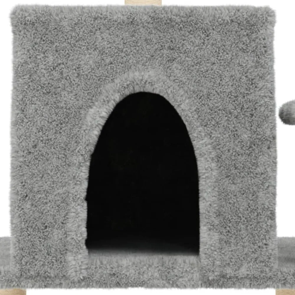 Maison Exclusive Arbres À Chat Et Jouets | - Arbre à chat avec griffoirs en sisal gris clair 122 cm