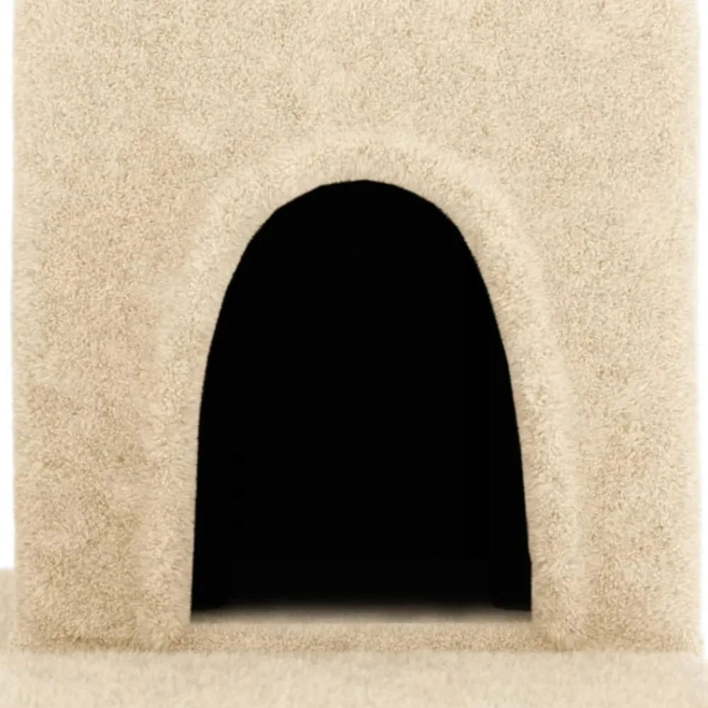 Maison Exclusive Arbres À Chat Et Jouets | - Arbre à chat avec griffoirs en sisal crème 82 cm