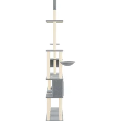 Maison Exclusive Arbres À Chat Et Jouets | - Arbre à chat avec griffoirs en sisal crème 96,5 cm