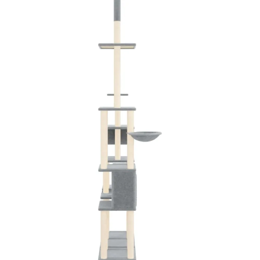 Maison Exclusive Arbres À Chat Et Jouets | - Arbre à chat avec griffoirs en sisal crème 96,5 cm