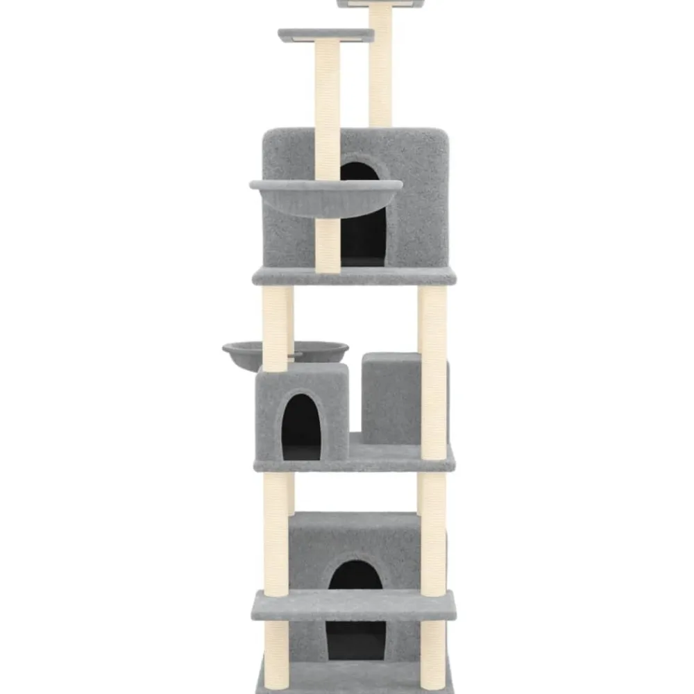 Maison Exclusive Arbres À Chat Et Jouets | - Arbre à chat avec griffoir en sisal gris foncé 59 cm