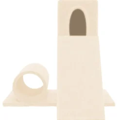 Maison Exclusive Arbres À Chat Et Jouets | - Arbre à chat avec griffoir en sisal crème 59 cm