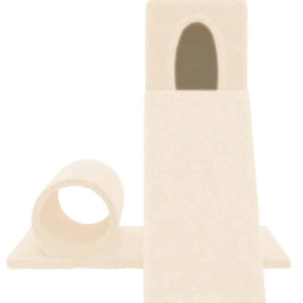 Maison Exclusive Arbres À Chat Et Jouets | - Arbre à chat avec griffoir en sisal crème 59 cm