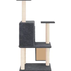 Maison Exclusive Arbres À Chat Et Jouets | - Arbre à chat avec griffoirs en sisal crème 166 cm