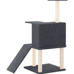 Maison Exclusive Arbres À Chat Et Jouets | - Arbre à chat avec griffoirs en sisal crème 166 cm
