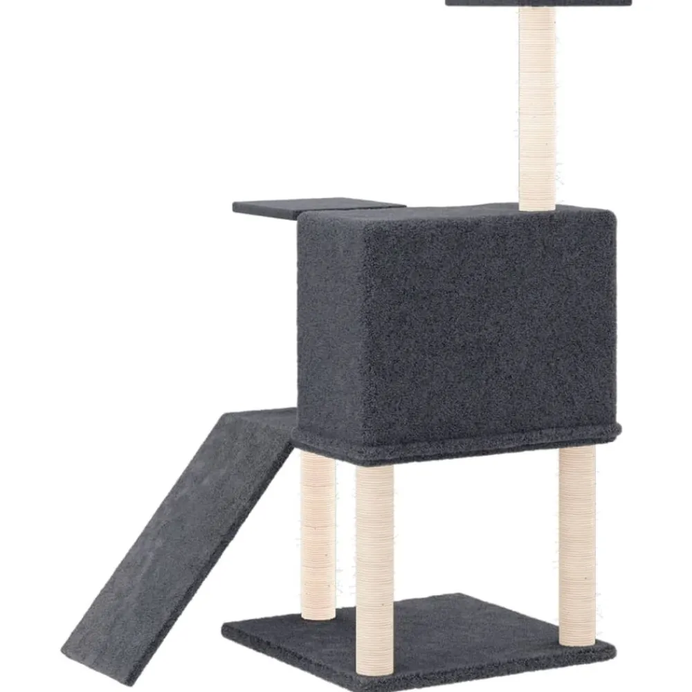 Maison Exclusive Arbres À Chat Et Jouets | - Arbre à chat avec griffoirs en sisal crème 166 cm