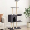 Maison Exclusive Arbres À Chat Et Jouets | - Arbre à chat avec griffoirs en sisal gris foncé 167 cm