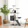 Maison Exclusive Arbres À Chat Et Jouets | - Arbre à chat avec griffoirs en sisal gris clair 167 cm