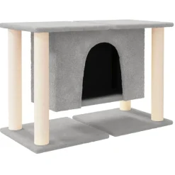 Maison Exclusive - Arbre à chat avec griffoirs en sisal gris clair 50 cm Discount