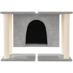 Maison Exclusive Arbres À Chat Et Jouets | - Arbre à chat avec griffoirs en sisal gris foncé 190 cm