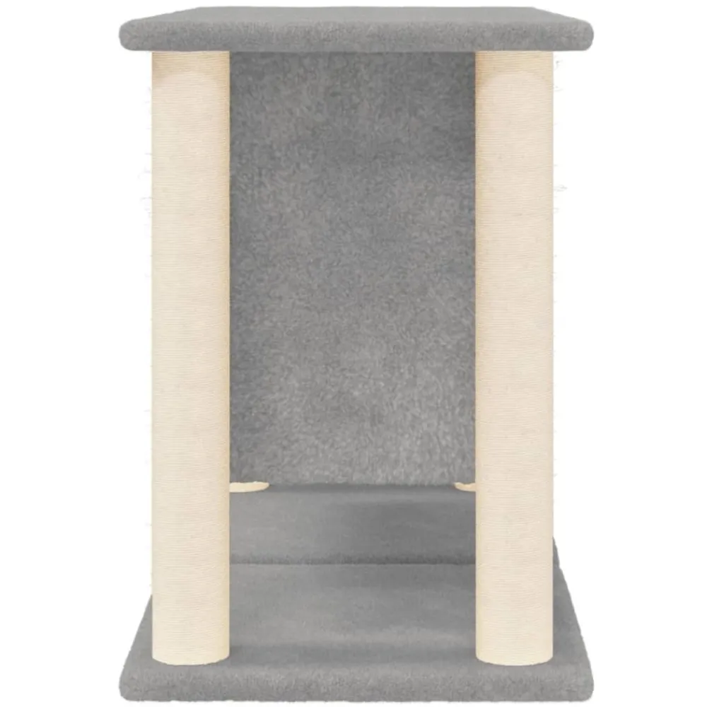 Maison Exclusive Arbres À Chat Et Jouets | - Arbre à chat avec griffoirs en sisal gris foncé 190 cm