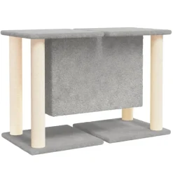 Maison Exclusive Arbres À Chat Et Jouets | - Arbre à chat avec griffoirs en sisal gris foncé 190 cm