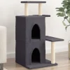 Maison Exclusive - Arbre à chat avec griffoirs en sisal gris foncé 97 cm Online
