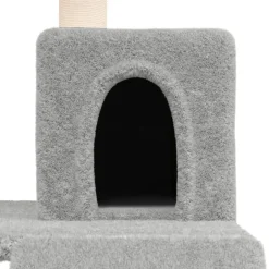Maison Exclusive Arbres À Chat Et Jouets | - Arbre à chat avec griffoirs en sisal gris clair 190 cm