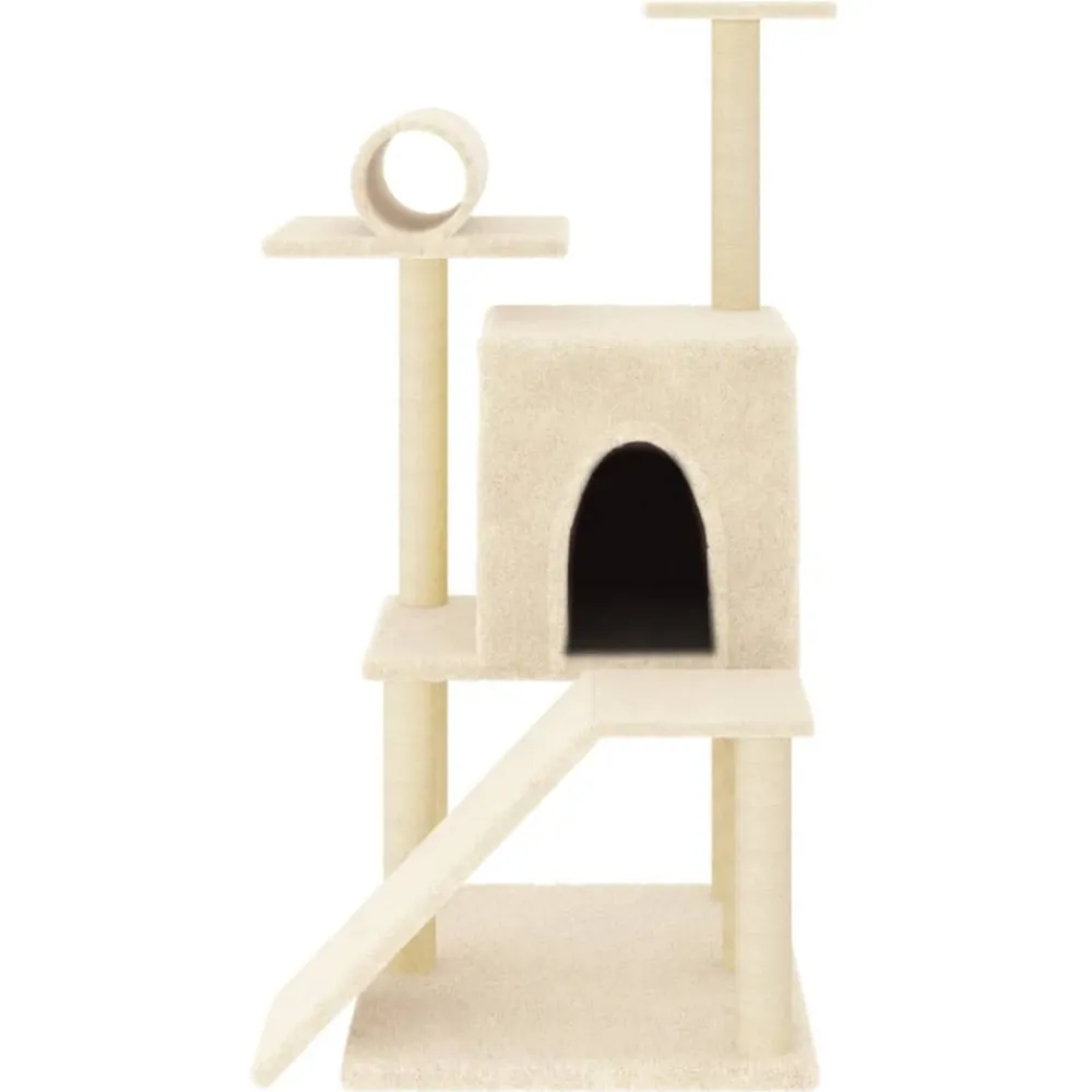 Maison Exclusive Arbres À Chat Et Jouets | - Arbre à chat avec griffoirs en sisal gris clair 175 cm