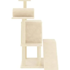 Maison Exclusive Arbres À Chat Et Jouets | - Arbre à chat avec griffoirs en sisal gris clair 175 cm