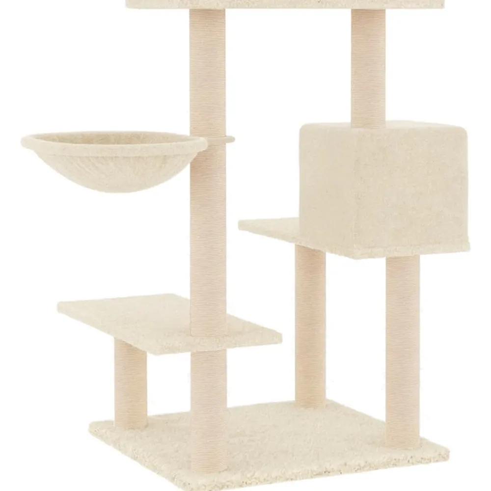 Maison Exclusive Arbres À Chat Et Jouets | - Arbre à chat avec griffoirs en sisal gris foncé 162 cm