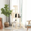 Maison Exclusive Arbres À Chat Et Jouets | - Arbre à chat avec griffoirs en sisal gris clair 199 cm