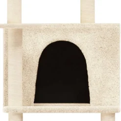 Maison Exclusive Arbres À Chat Et Jouets | - Arbre à chat avec griffoirs en sisal gris clair 199 cm