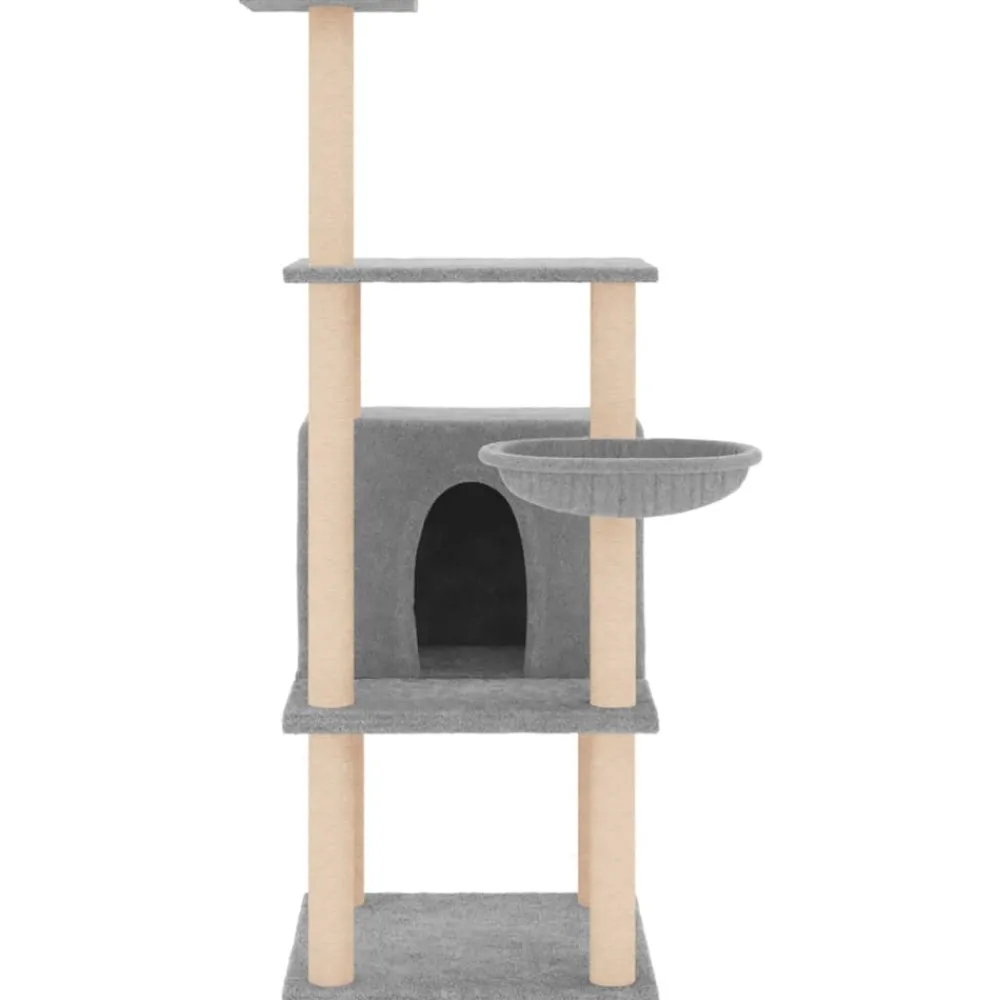 Maison Exclusive Arbres À Chat Et Jouets | - Arbre à chat avec griffoirs en sisal crème 82 cm