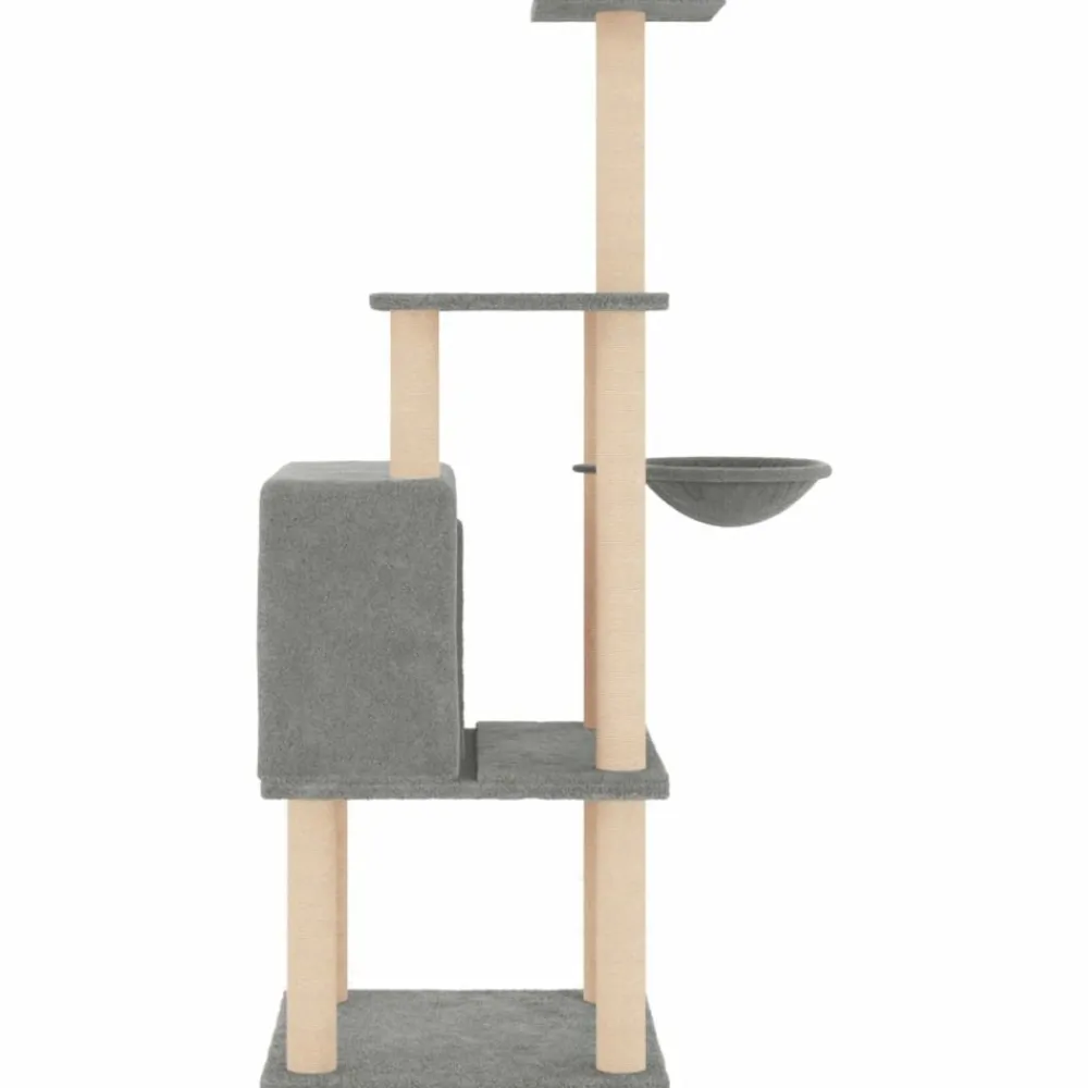 Maison Exclusive Arbres À Chat Et Jouets | - Arbre à chat avec griffoirs en sisal crème 82 cm