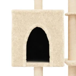 Maison Exclusive Arbres À Chat Et Jouets | - Arbre à chat avec griffoirs en sisal gris foncé 153 cm