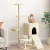 Maison Exclusive Arbres À Chat Et Jouets | - Arbre à chat avec griffoirs en sisal gris foncé 147 cm