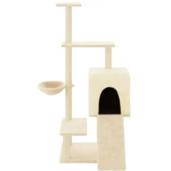 Maison Exclusive Arbres À Chat Et Jouets | - Arbre à chat avec griffoirs en sisal gris foncé 147 cm