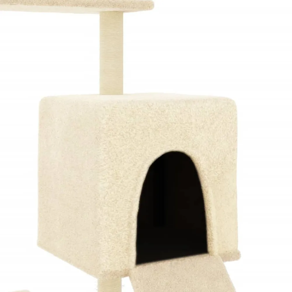 Maison Exclusive Arbres À Chat Et Jouets | - Arbre à chat avec griffoirs en sisal gris foncé 147 cm