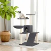 Maison Exclusive Arbres À Chat Et Jouets | - Arbre à chat avec griffoirs en sisal gris clair 110 cm