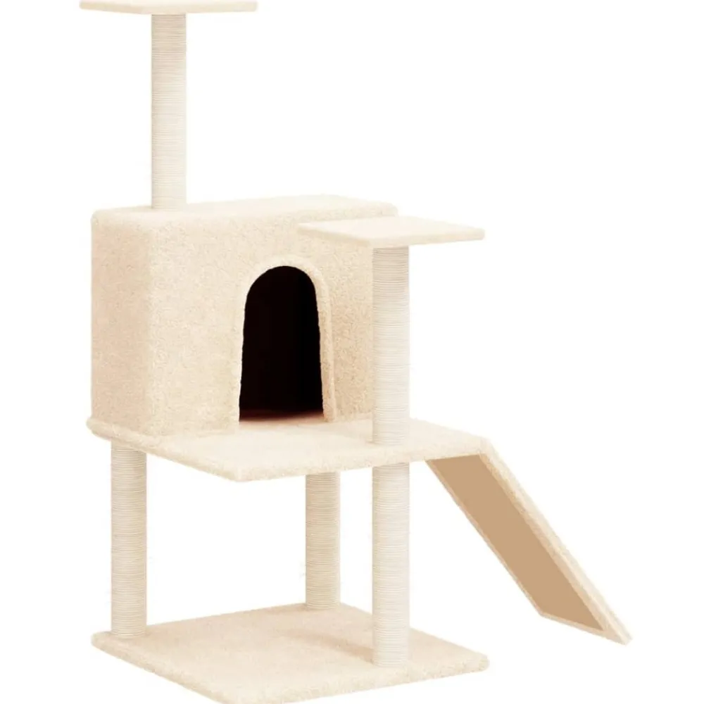 Maison Exclusive Arbres À Chat Et Jouets | - Arbre à chat avec griffoirs en sisal gris foncé 199 cm